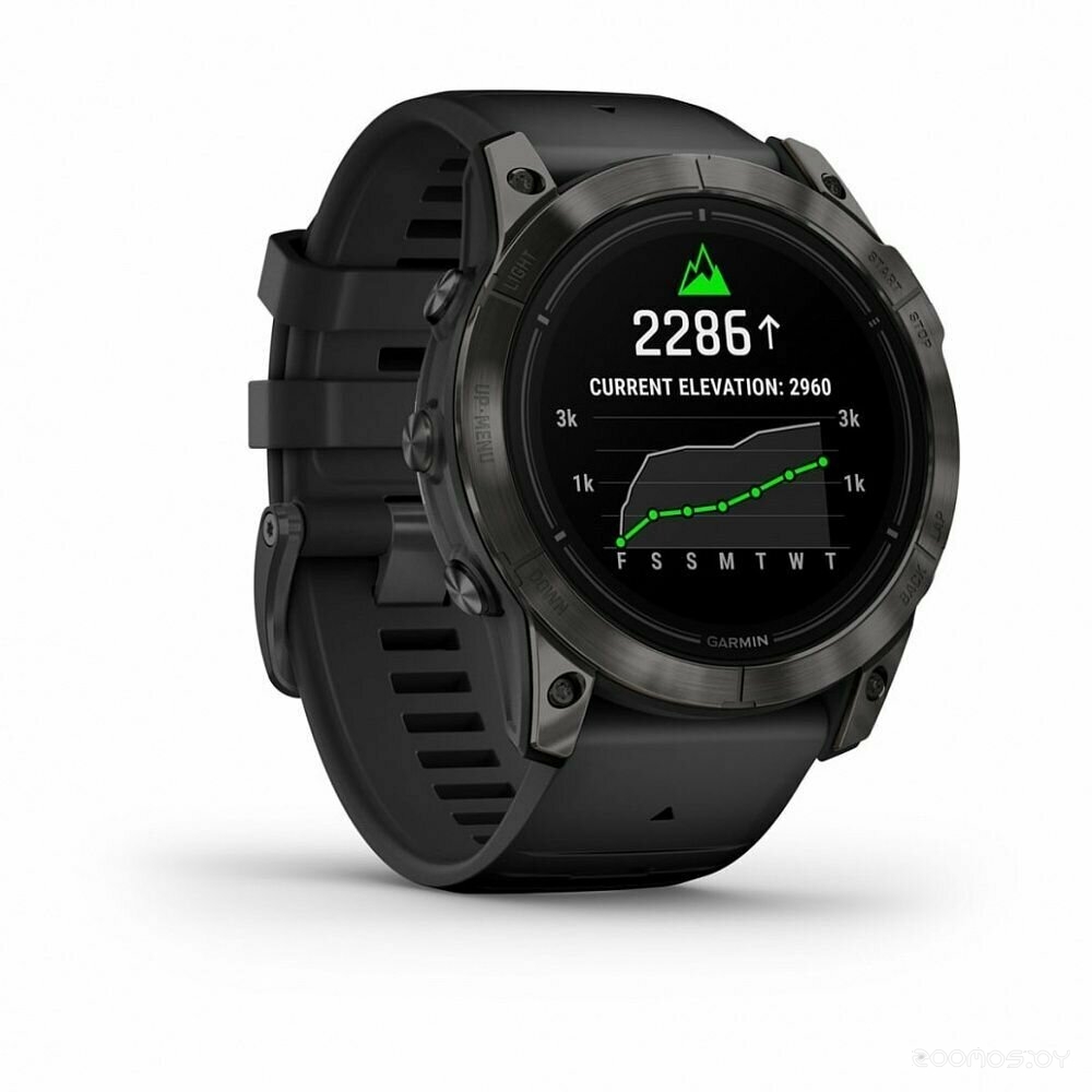 Умные часы Garmin Epix Pro Gen 2 Sapphire 51 мм (карбоново-серый титан/черный)