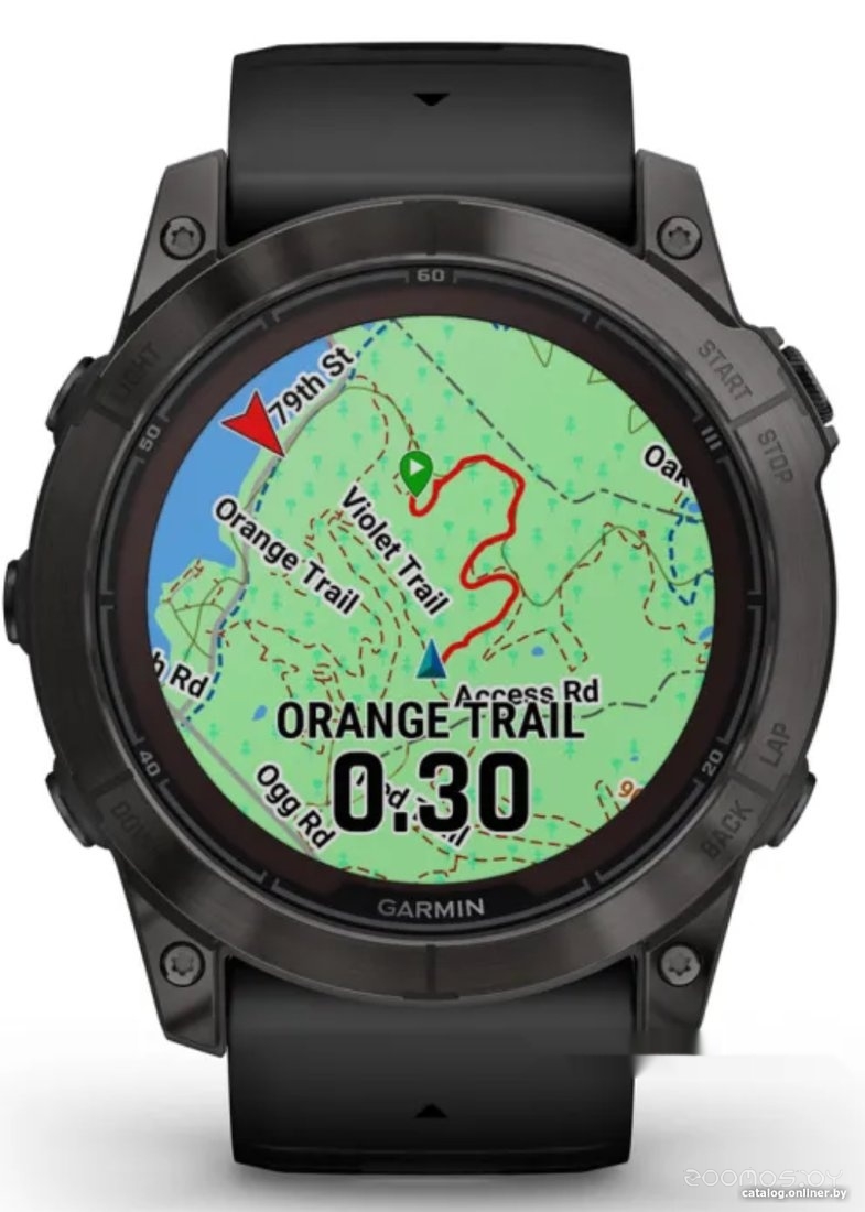 Умные часы Garmin Fenix 7X Pro Sapphire Solar (карбоново-серый титан/черный)