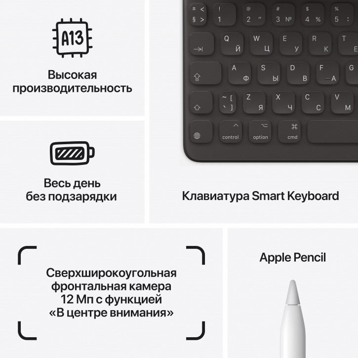 Apple iPad 10.2 2021 256GB MK2N3 (серый космос)