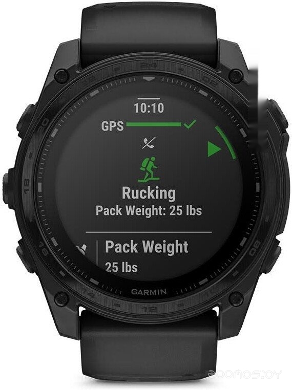 Умные часы Garmin Tactix 8 AMOLED 47 мм (с черным силиконовым ремешком)