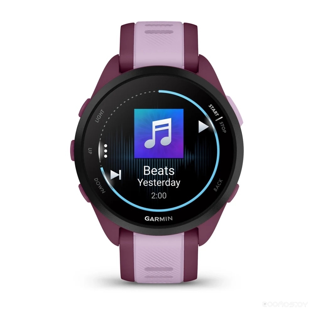 Умные часы Garmin Forerunner 165 Music (ягода/сирень)