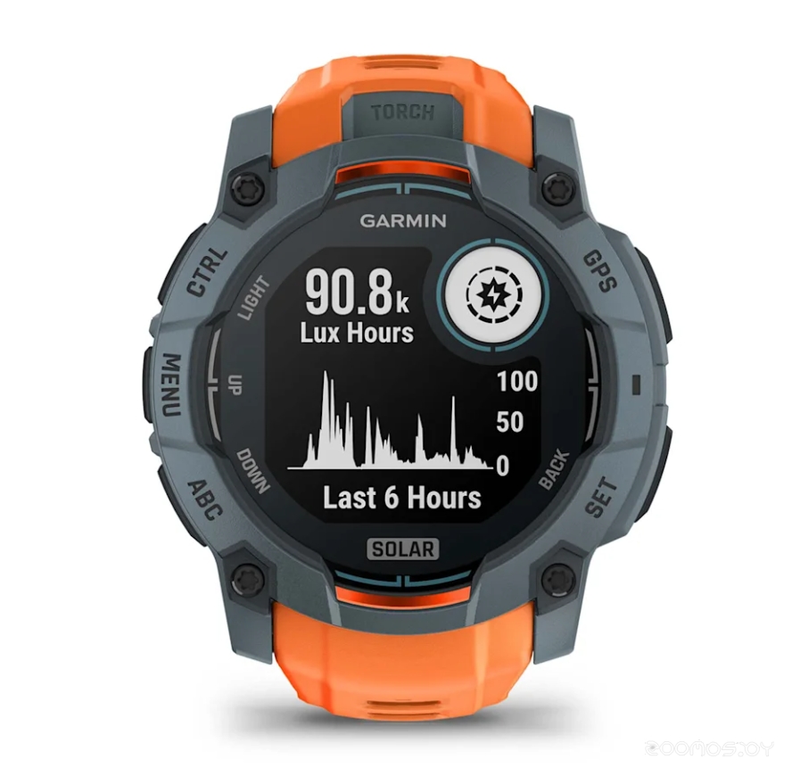 Умные часы Garmin Instinct 3 Solar 50 мм (серый)