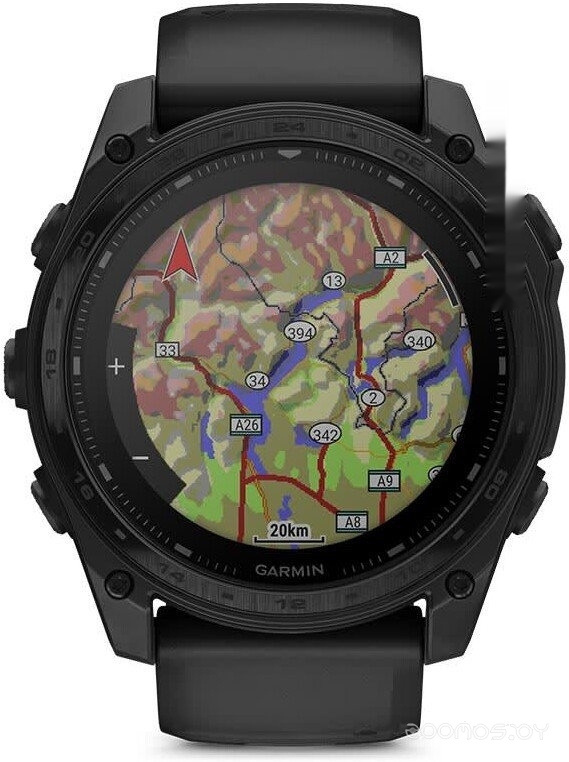 Умные часы Garmin Tactix 8 AMOLED 47 мм (с черным силиконовым ремешком)