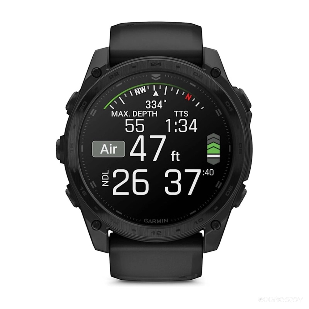 Умные часы Garmin Tactix 8 AMOLED 51 мм (с черным силиконовым ремешком)