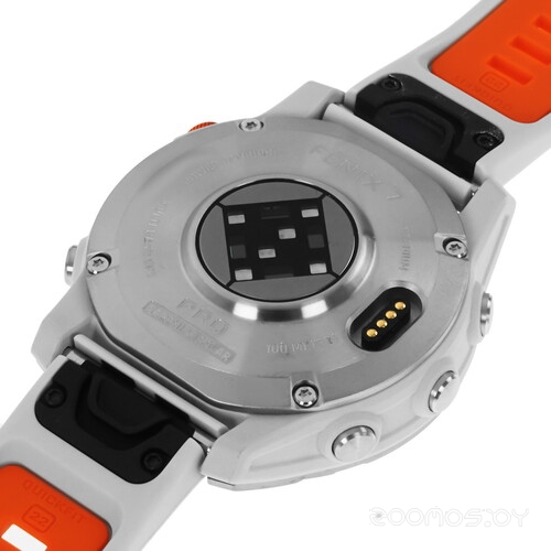 Умные часы Garmin Fenix 7 Pro Sapphire Solar (титан/оранжевый)