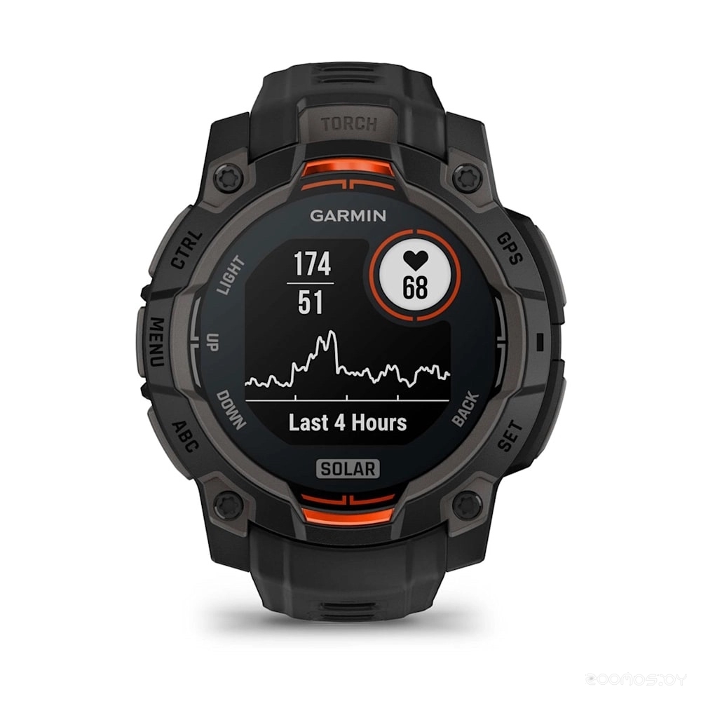 Умные часы Garmin Instinct 3 Solar 50 мм (черный)