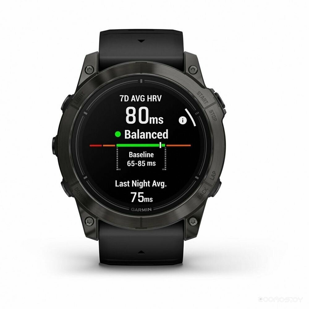 Умные часы Garmin Epix Pro Gen 2 Sapphire 51 мм (карбоново-серый титан/черный)