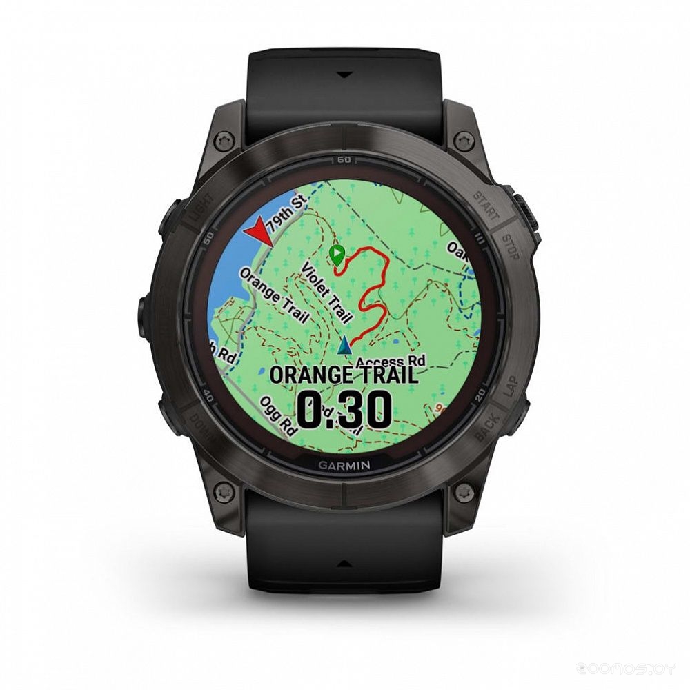 Умные часы Garmin Fenix 7X Sapphire Solar (серый карбон/серый карбон титан)