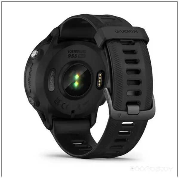 Умные часы Garmin Forerunner 955 Solar (черный, с внешним пульсометром HRM-Pro Plus)