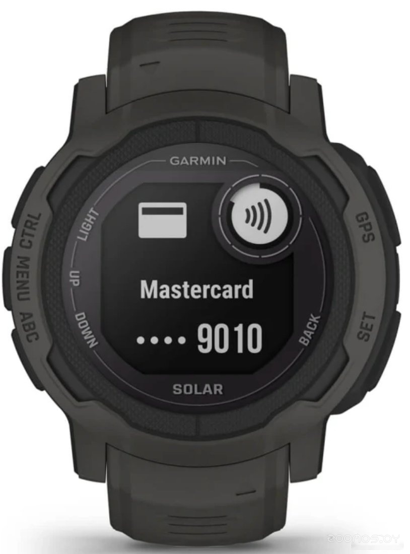 Умные часы Garmin Instinct 2 Solar (черный)
