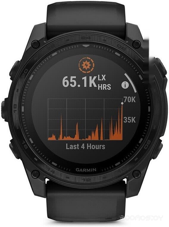 Умные часы Garmin Tactix 8 AMOLED 47 мм (с черным силиконовым ремешком)