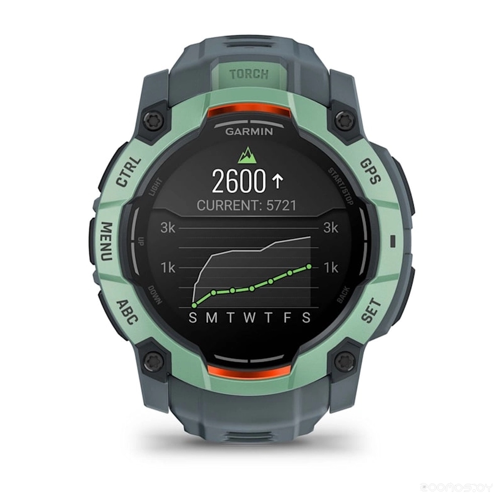 Умные часы Garmin Instinct 3 50 мм (зеленый)