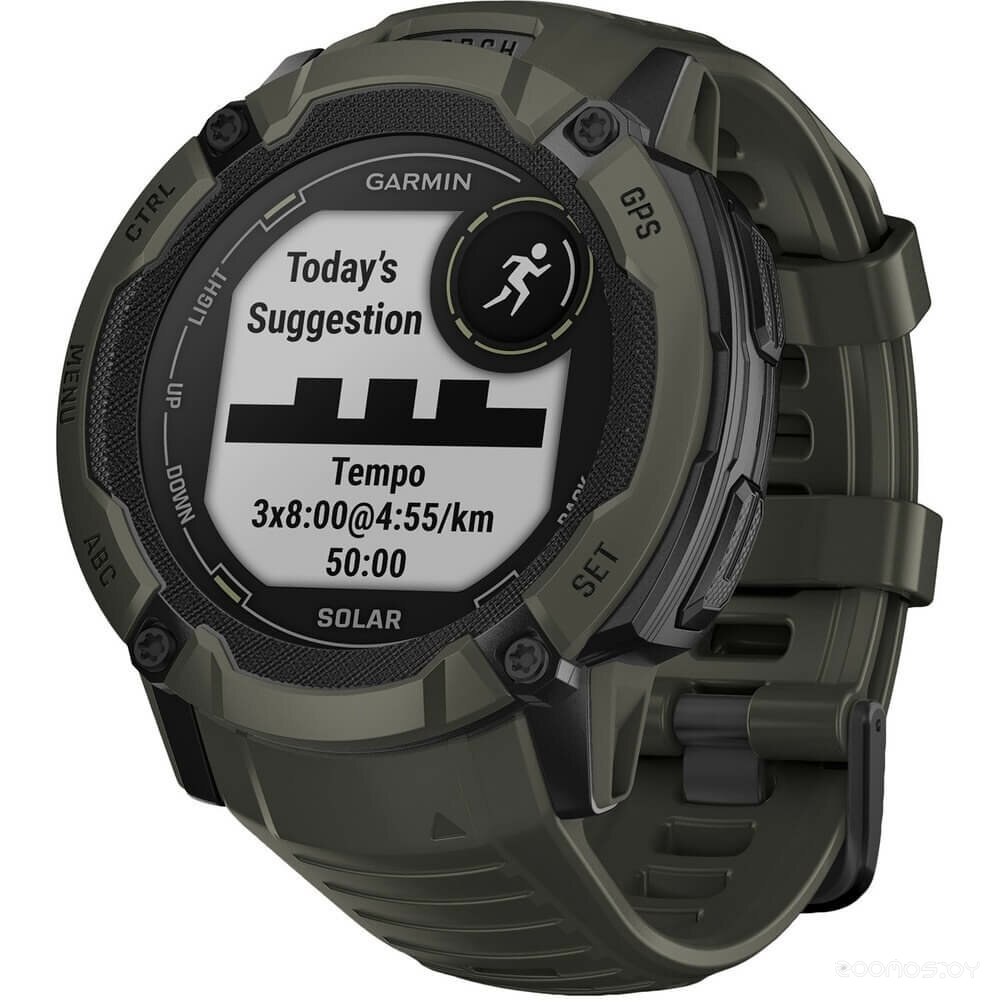 Умные часы Garmin Instinct 2x Solar (мох)