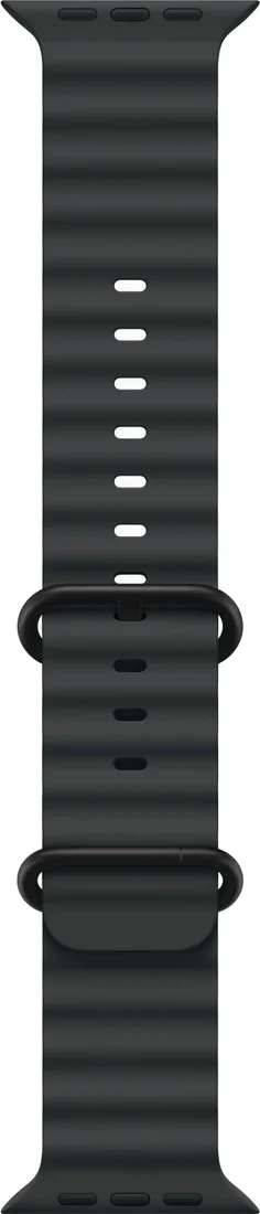 Умные часы Apple Watch Ultra 3 LTE 49 мм (титановый корпус черный/черный ремешок из эластомера)