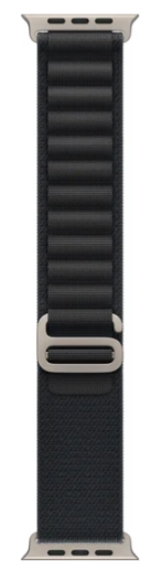 Умные часы Apple Watch Ultra 3 LTE 49 мм (титановый корпус природный/черный текстильный ремешок размера)