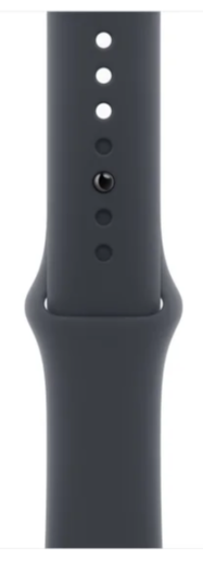 Умные часы Apple Watch SE 3 44 мм (алюминиевый корпус полуночный/полуночный спортивный силиконовый ремешок)