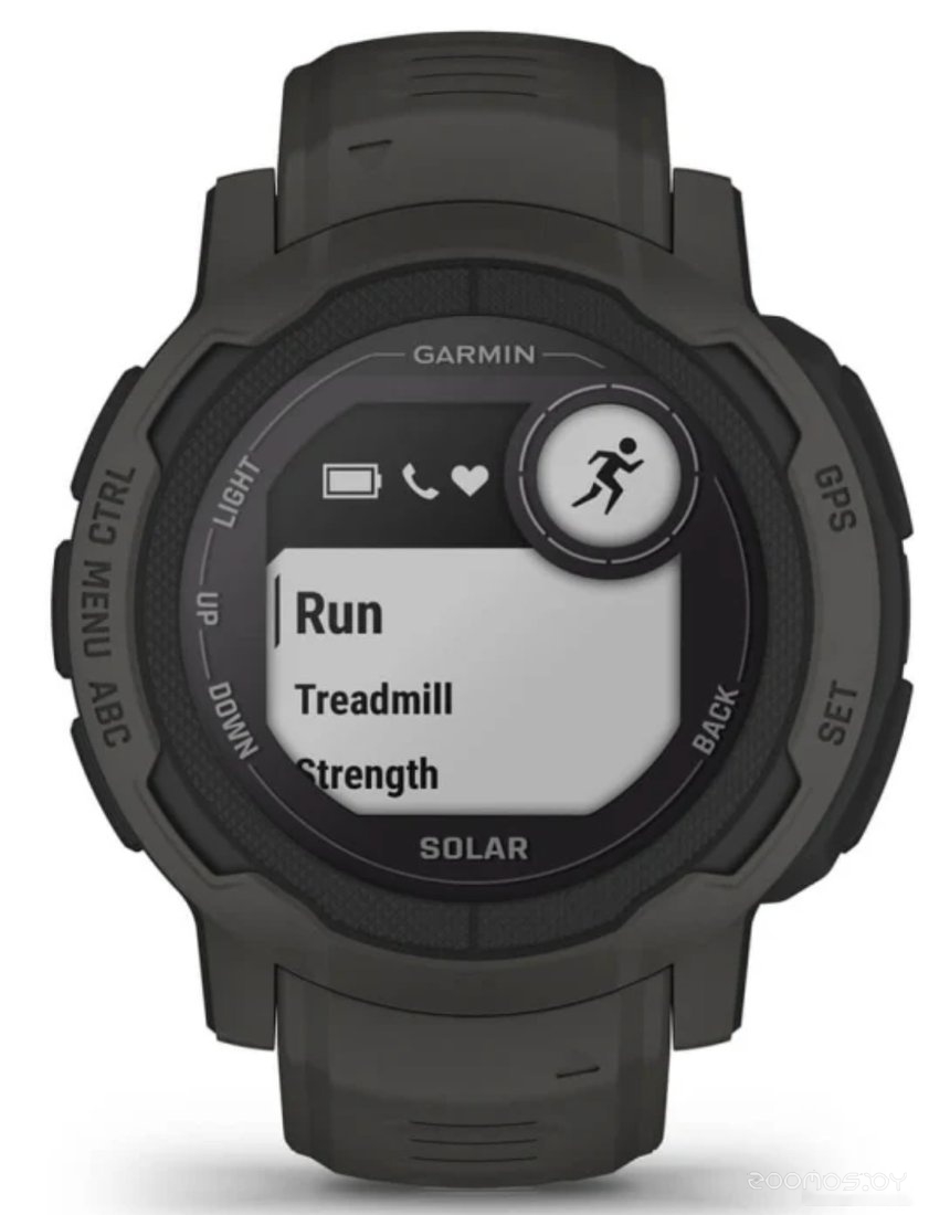 Умные часы Garmin Instinct 2 Solar (черный)