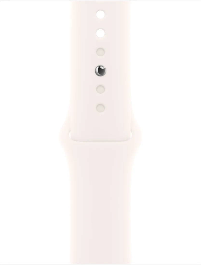 Умные часы Watch Series 11 46 мм (алюминиевый корпус, розовое золото/легкие румяна, спортивный силиконовый ремешок M/L)