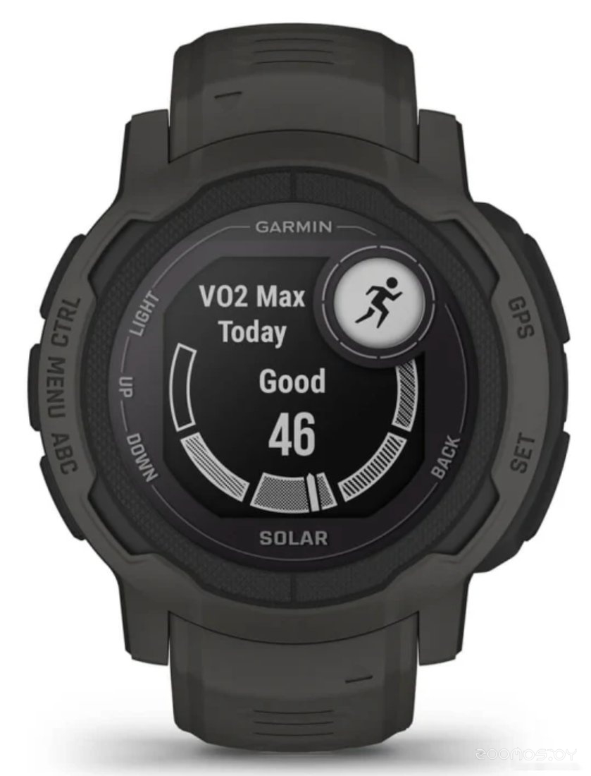 Умные часы Garmin Instinct 2 Solar (черный)