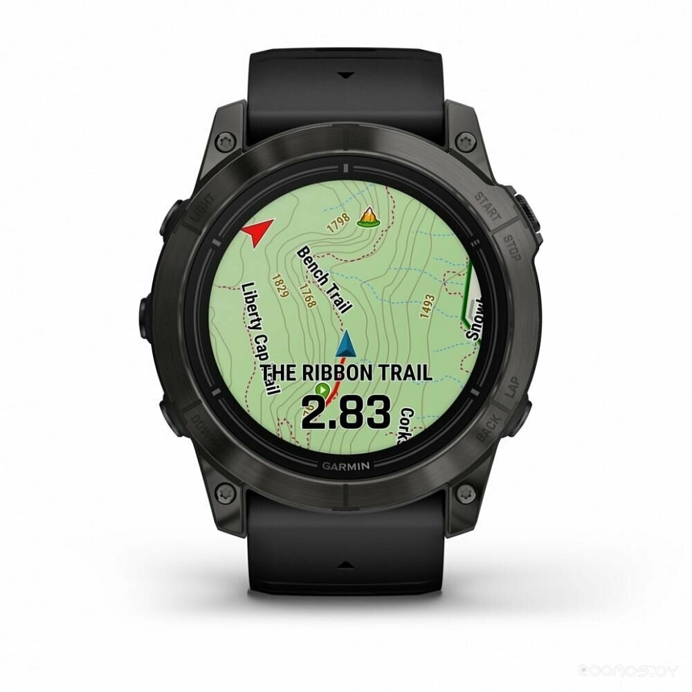 Умные часы Garmin Epix Pro Gen 2 Sapphire 51 мм (карбоново-серый титан/черный)