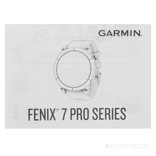 Умные часы Garmin Fenix 7 Pro Sapphire Solar (титан/оранжевый)