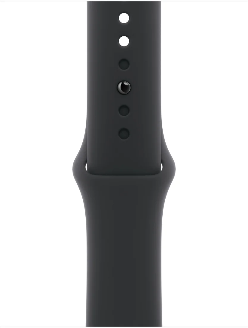 Умные часы Watch Series 11 46 мм (алюминиевый корпус, космический серый/черный, спортивный силиконовый ремешок M/L)