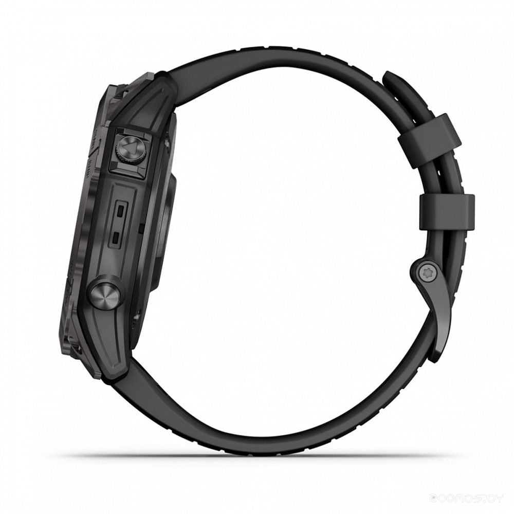Умные часы Garmin Fenix 7X Sapphire Solar (серый карбон/серый карбон титан)