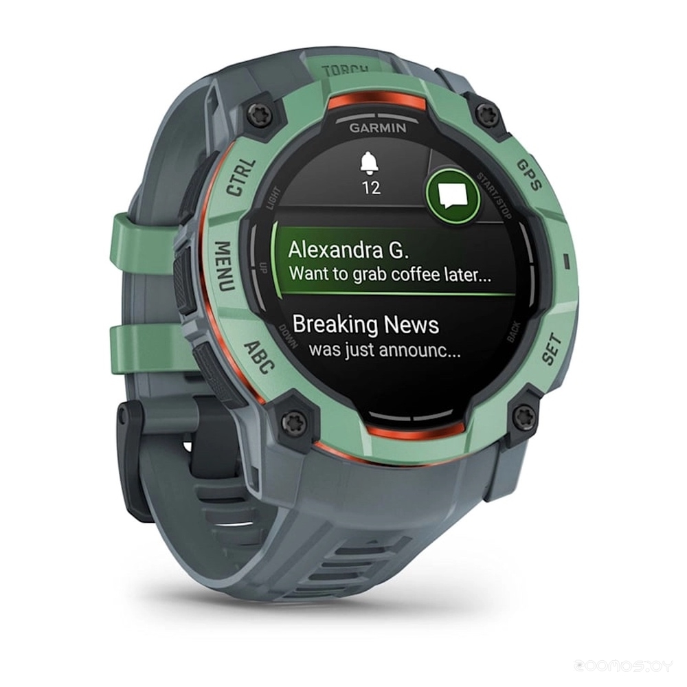 Умные часы Garmin Instinct 3 50 мм (зеленый)