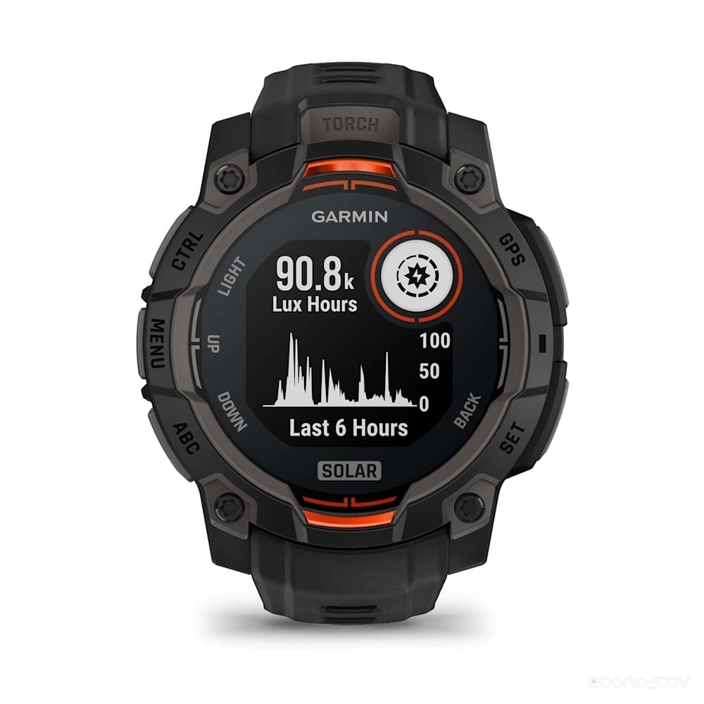 Умные часы Garmin Instinct 3 Solar 50 мм (черный)