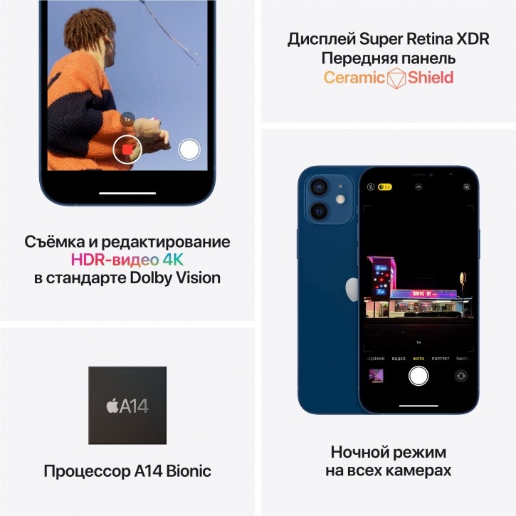 Apple iPhone 12 mini 256GB (зеленый)