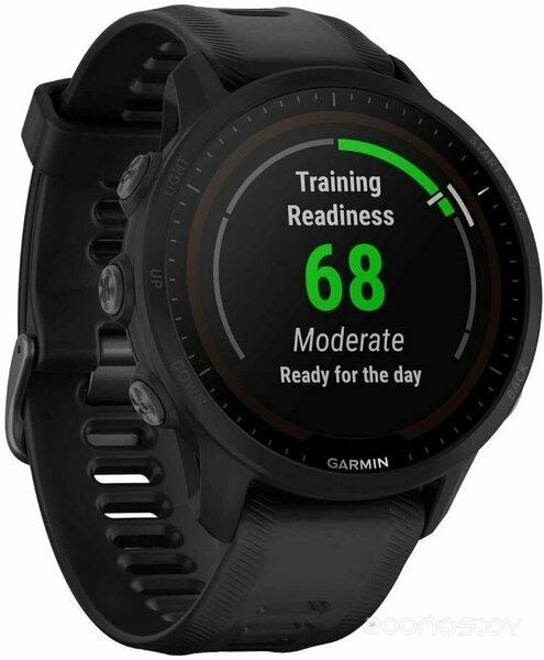 Умные часы Garmin Forerunner 955 Solar (черный, с внешним пульсометром HRM-Pro Plus)