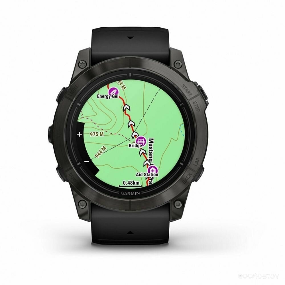 Умные часы Garmin Epix Pro Gen 2 Sapphire 51 мм (карбоново-серый титан/черный)