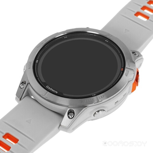 Умные часы Garmin Fenix 7 Pro Sapphire Solar (титан/оранжевый)
