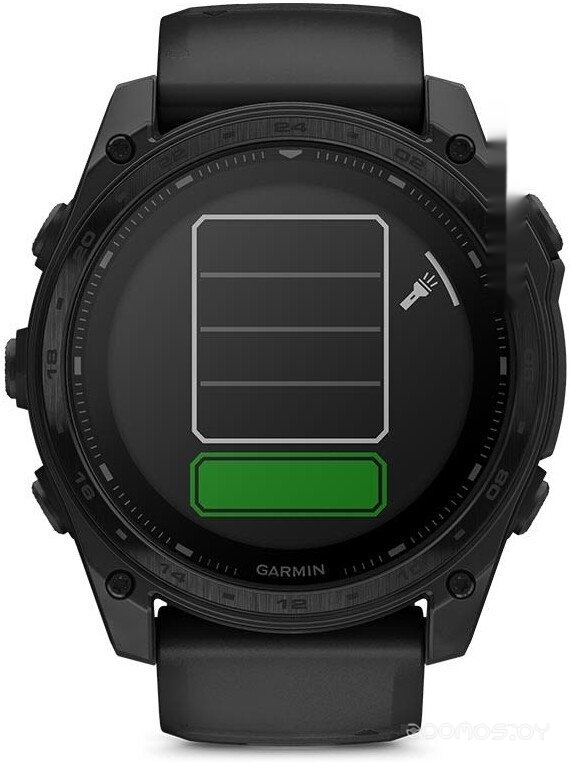 Умные часы Garmin Tactix 8 AMOLED 47 мм (с черным силиконовым ремешком)