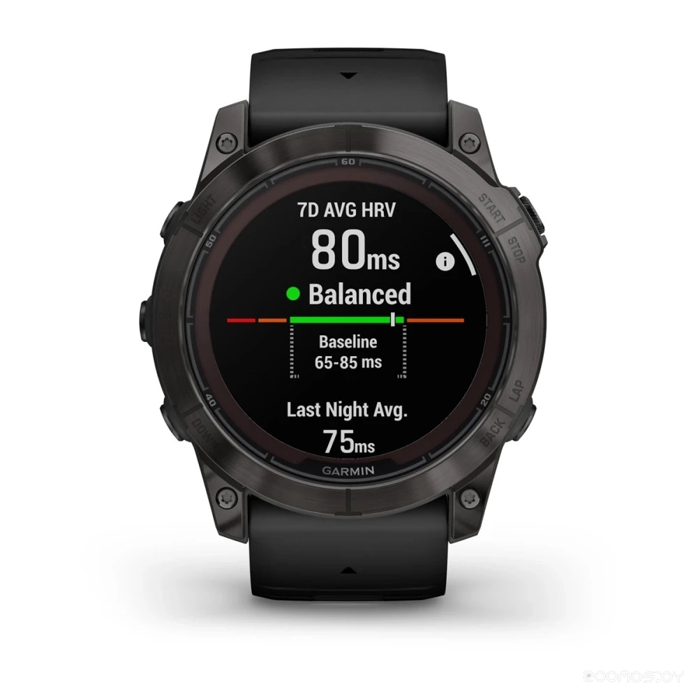 Умные часы Garmin Fenix 7X Pro Solar (сланцево-серый/черный)