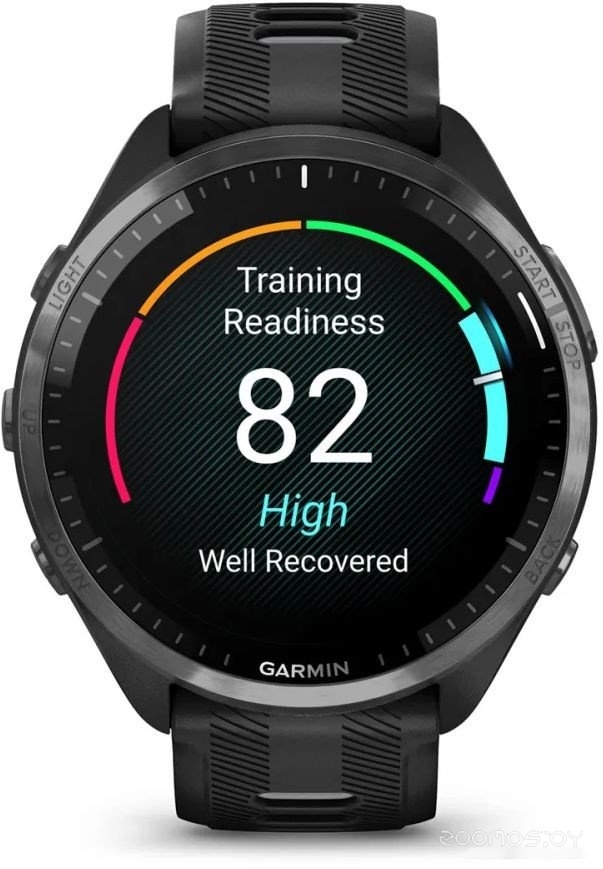 Умные часы Garmin Forerunner 965 (черный/серый)