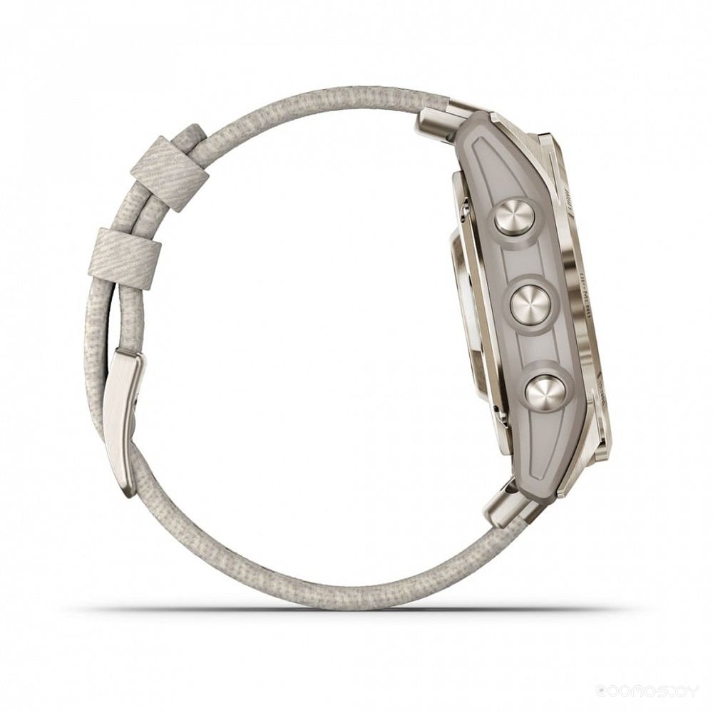 Умные часы Garmin Epix Pro Gen 2 Sapphire 42 мм (мягкое золото/песок)