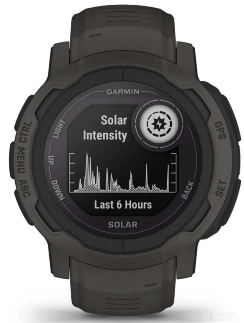 Умные часы Garmin Instinct 2 Solar (черный)
