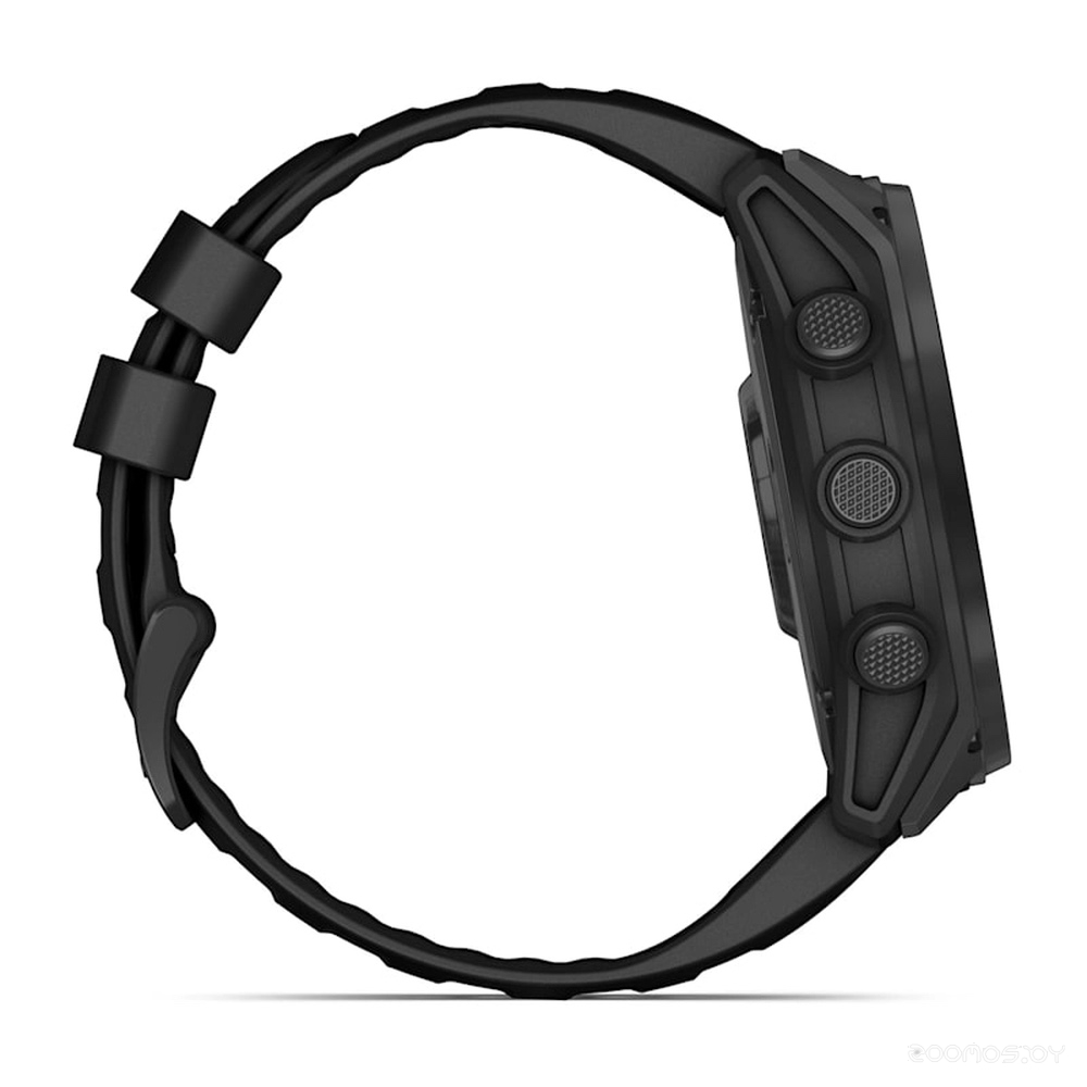 Умные часы Garmin Tactix 8 Solar 51 мм (с черным силиконовым ремешком)