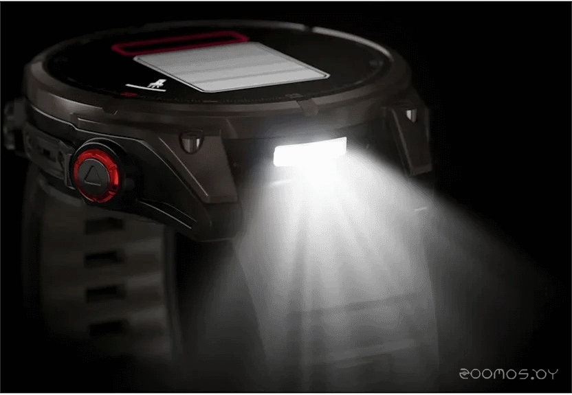 Умные часы Garmin Fenix 8 Pro 47мм (серый, черный силиконовый ремешок)