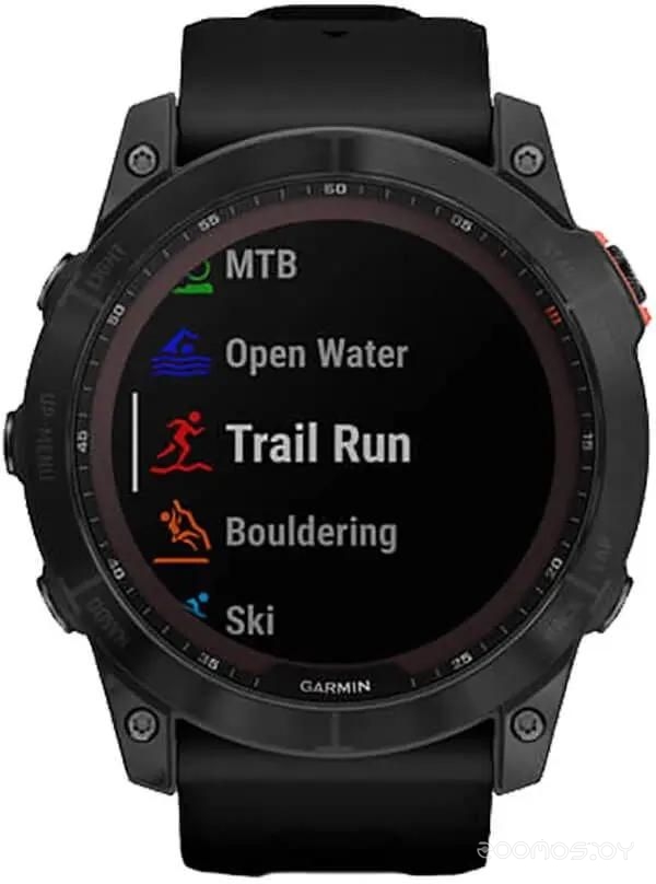 Умные часы Garmin Fenix 7X Solar (сланцево-серый/черный)