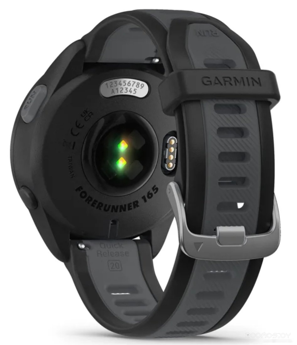 Умные часы Garmin Forerunner 165 (черный/сланцево-серый)