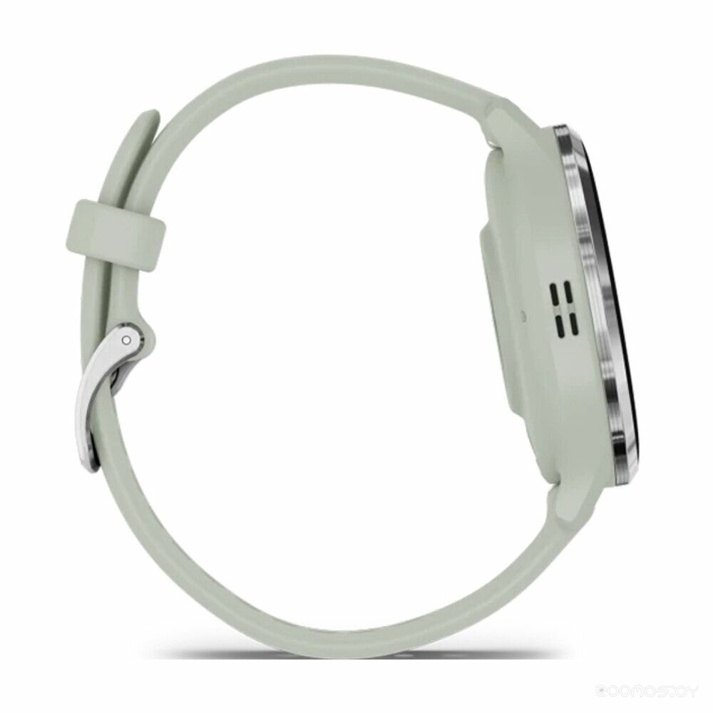 Умные часы Garmin Venu 3S (шалфей, с силиконовым ремешком)