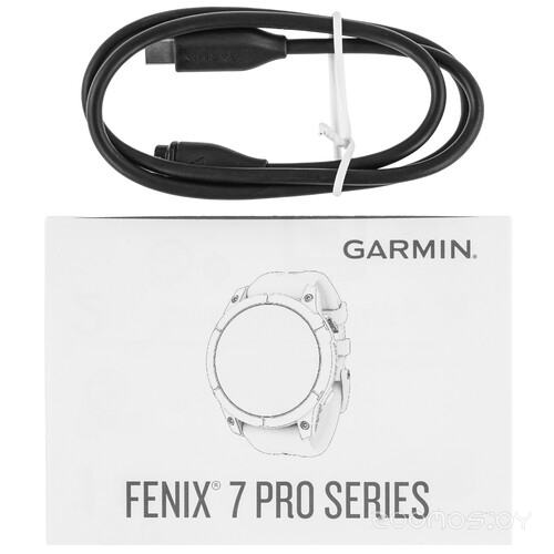 Умные часы Garmin Fenix 7 Solar (серебристый/графитовый)