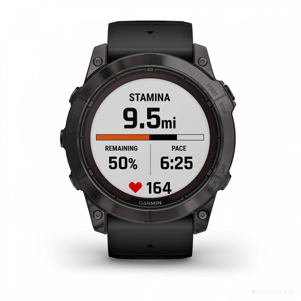 Умные часы Garmin Fenix 7X Sapphire Solar (серый карбон/серый карбон титан)