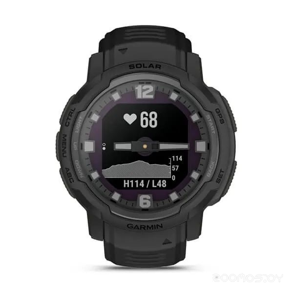 Умные часы Garmin Instinct Crossover Solar Tactical Edition (черный)