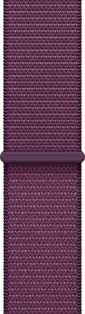 Apple Watch Series 10 42 мм (алюминиевый корпус, розовое золото/сливовый, нейлоновый ремешок)