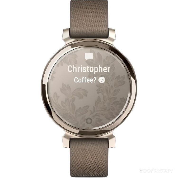 Умные часы Garmin Lily 2 Classic (кремовое золото/кофе)