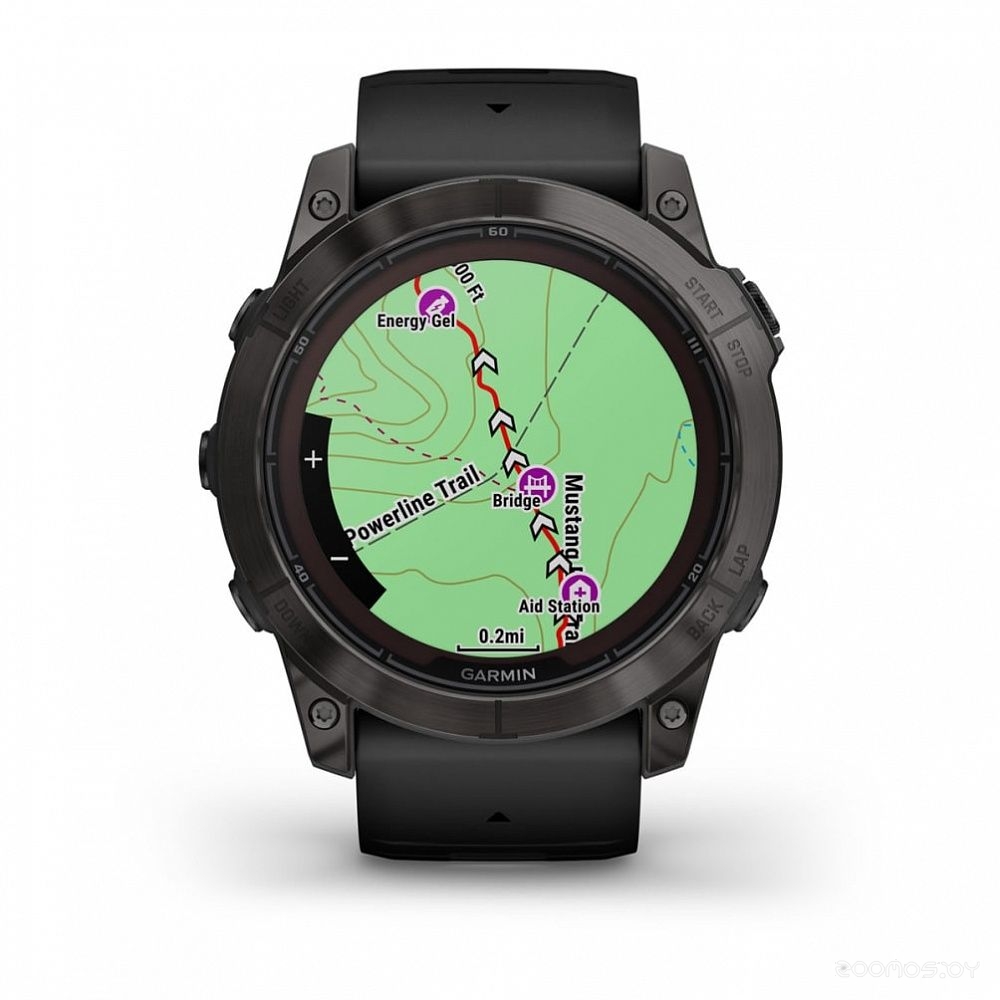 Умные часы Garmin Fenix 7X Sapphire Solar (серый карбон/серый карбон титан)