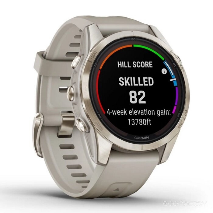 Умные часы Garmin Fenix 7S Pro Sapphire Solar (мягкое золото/песок)